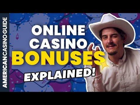 Online casino bonuses explained, man in hat.
