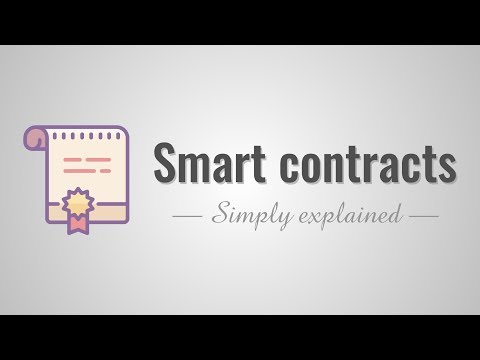 Smart contracts illustrated and simply explained.